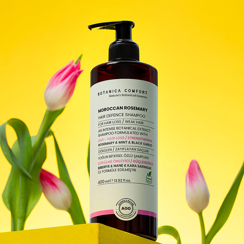 Botanica Comfort Moroccan Rosemary Hair Defense Shampoo | For Hair Loss & Weak Hair | Vegan